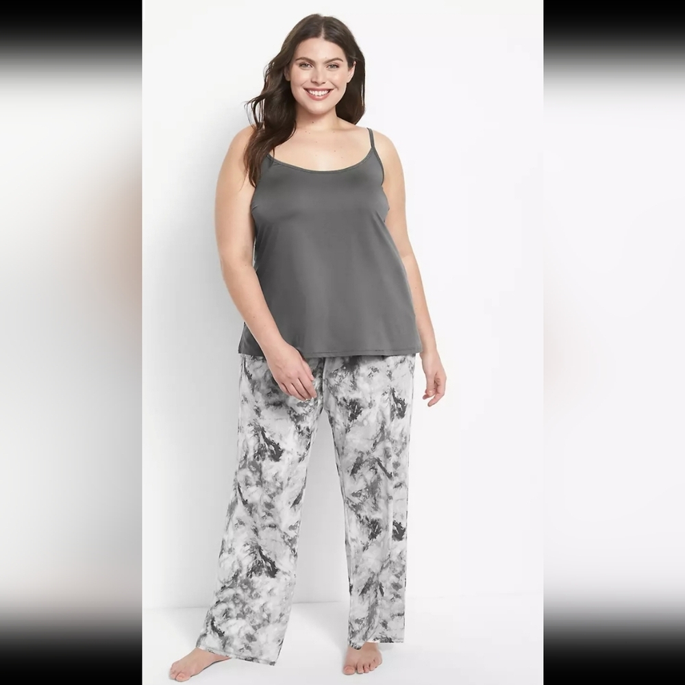 Sleepwear Pajama Set 6X Cami & Pant NWT